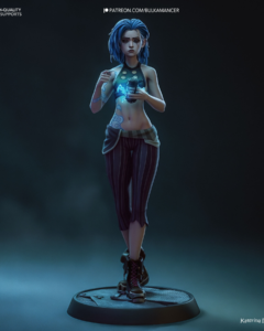 blue sniper | 3d resin figure