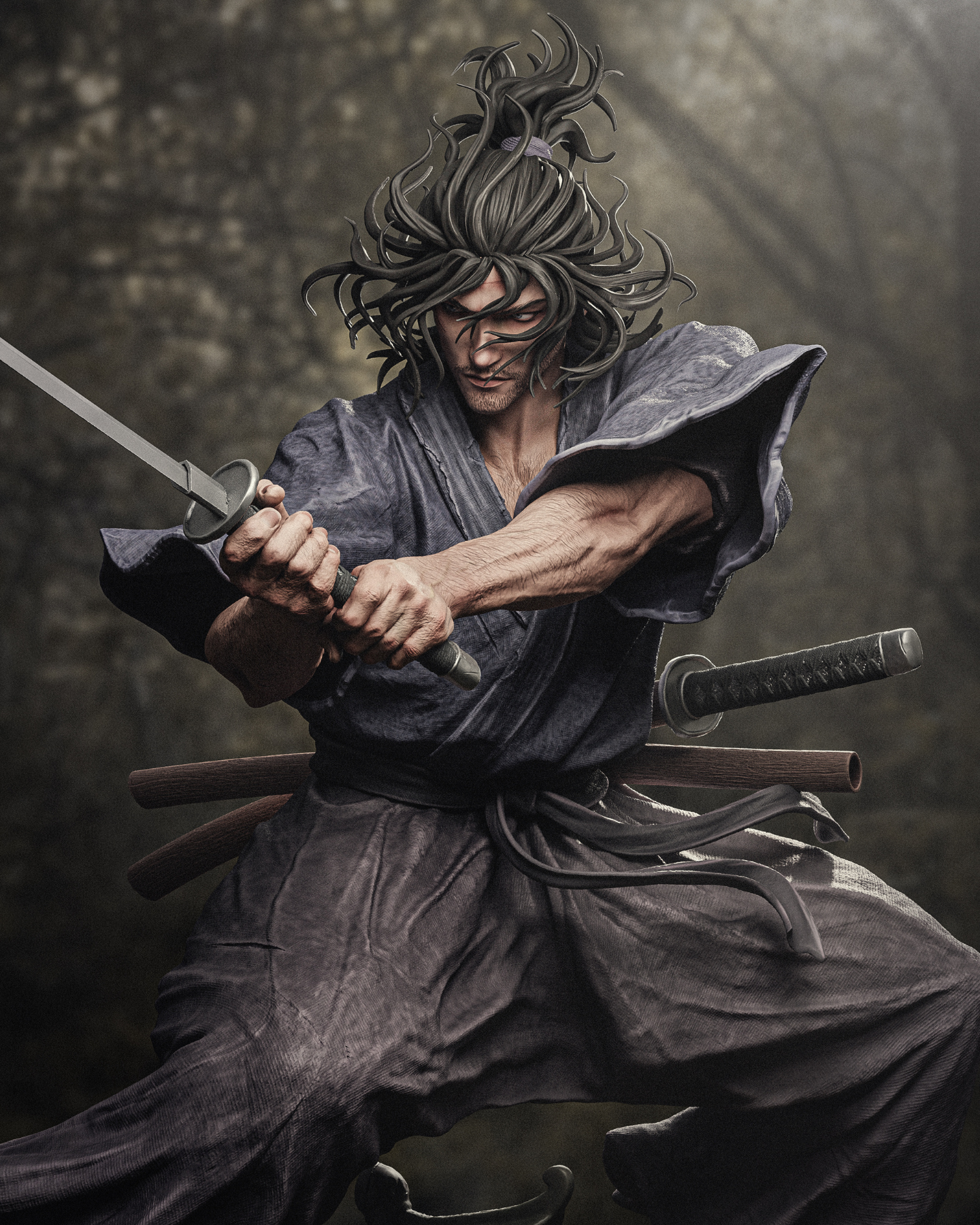 the undefeated | 3d resin figure the undefeated | 3d resin figure