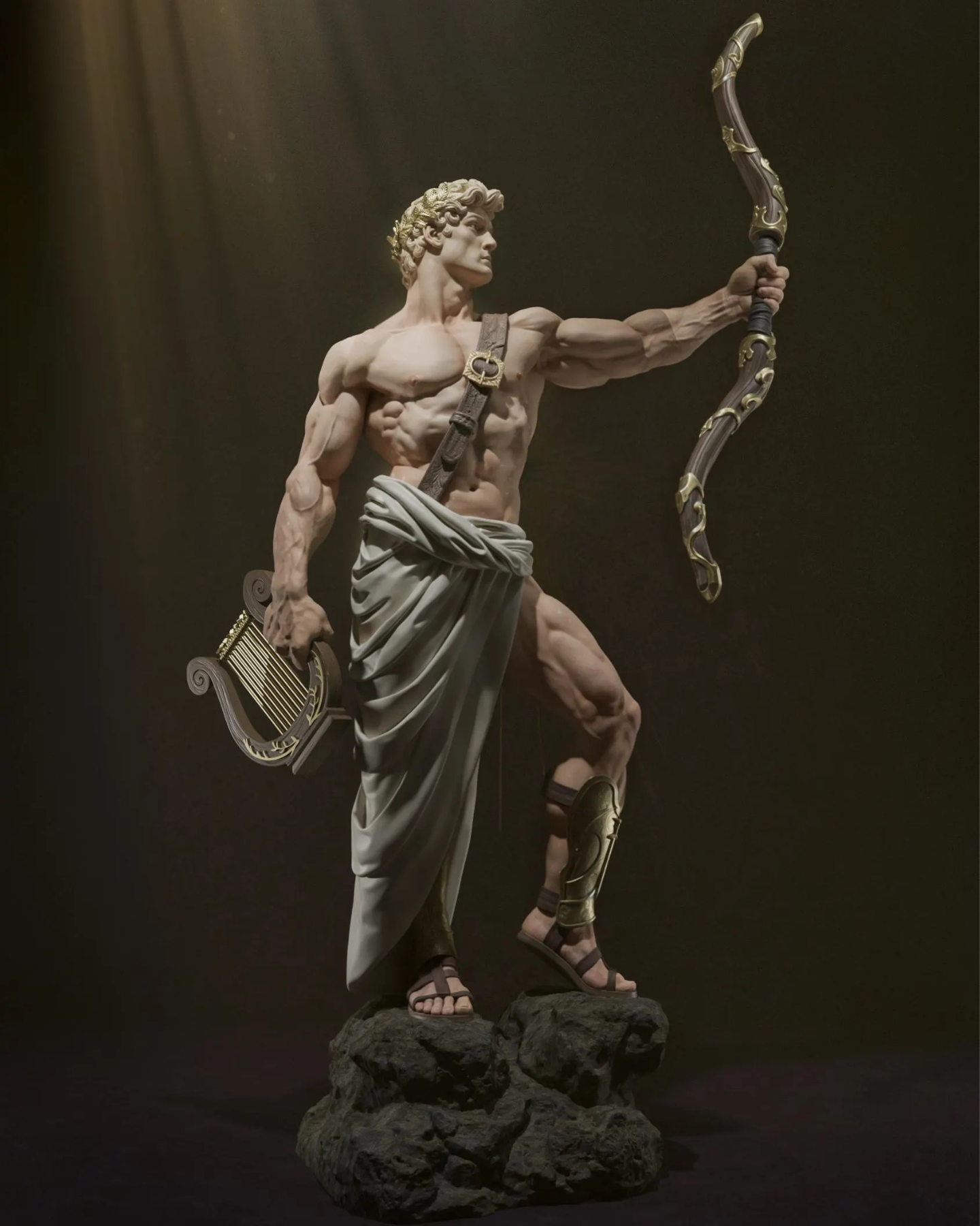 archangel michael sculpture | 3d resin figure archangel michael sculpture | 3d resin figure