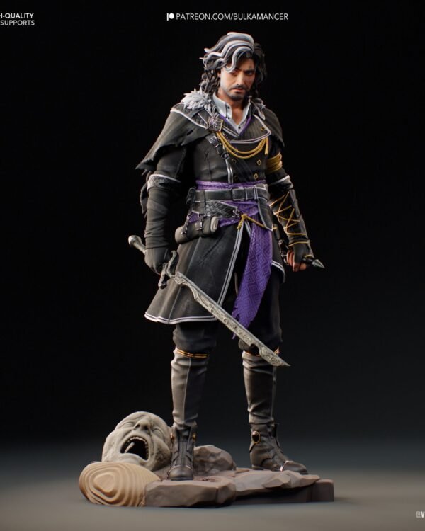 the broken mirror | 3d resin figure