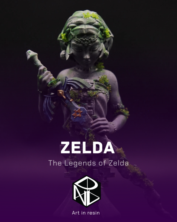 light guardian princess 3d resin figure