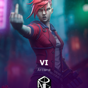 zaun fury | 3d resin figure