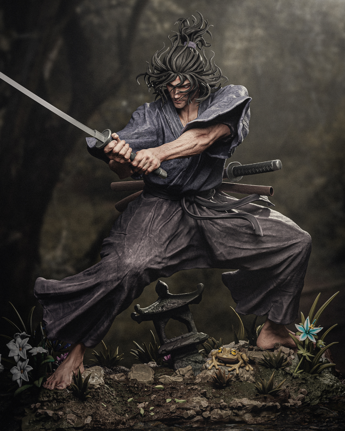 the undefeated | 3d resin figure the undefeated | 3d resin figure