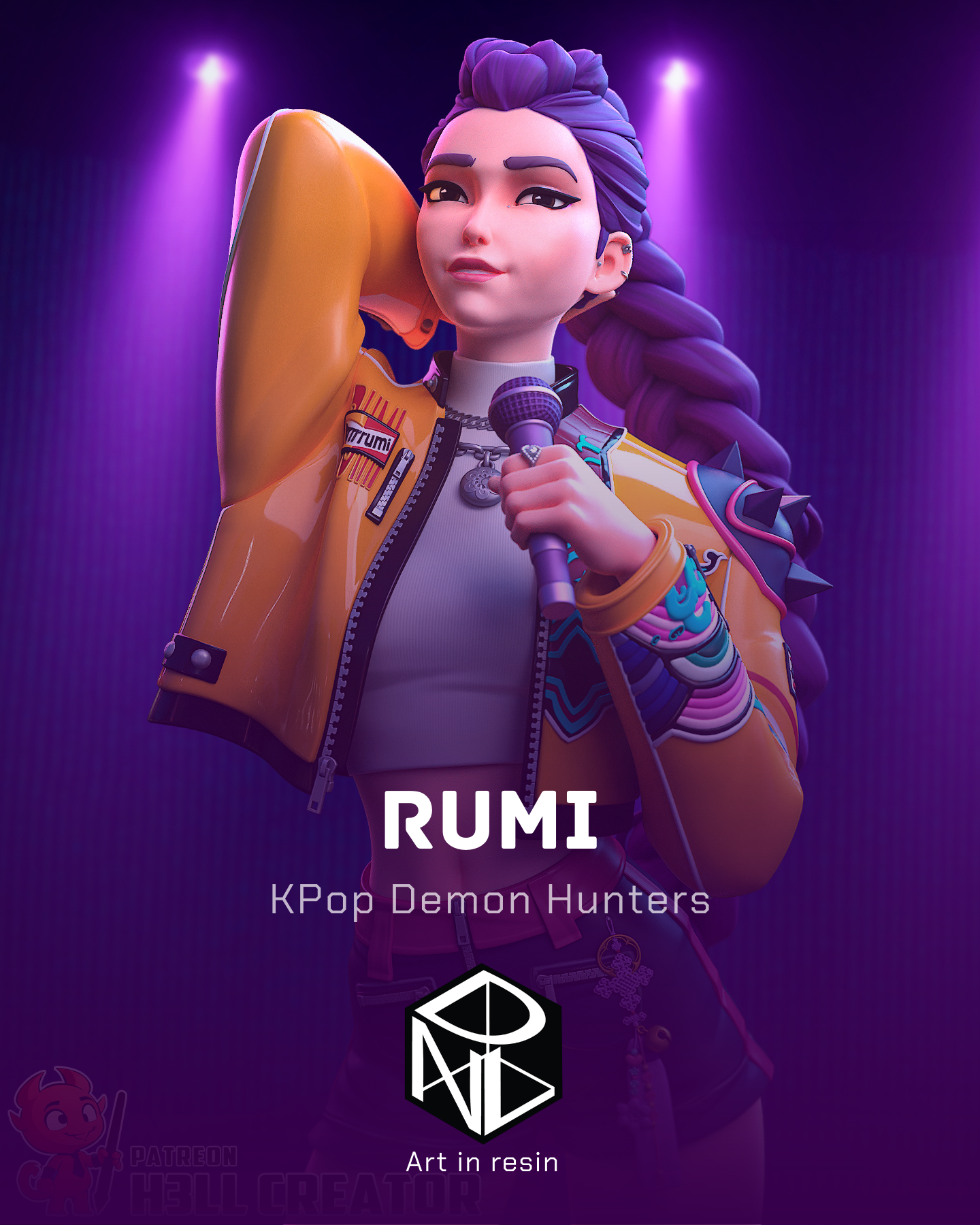 half blood leader | 3d resin figure half blood leader | 3d resin figure