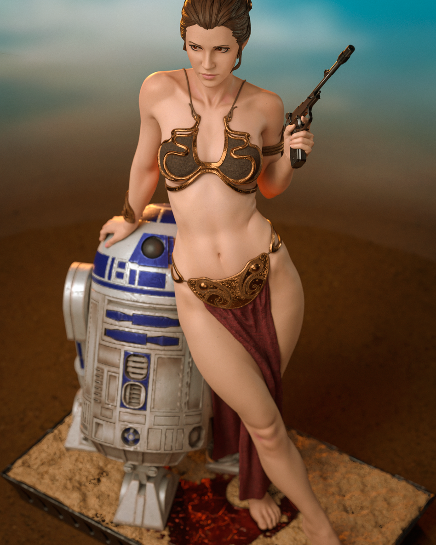 rebel icon | 3d resin figure rebel icon | 3d resin figure