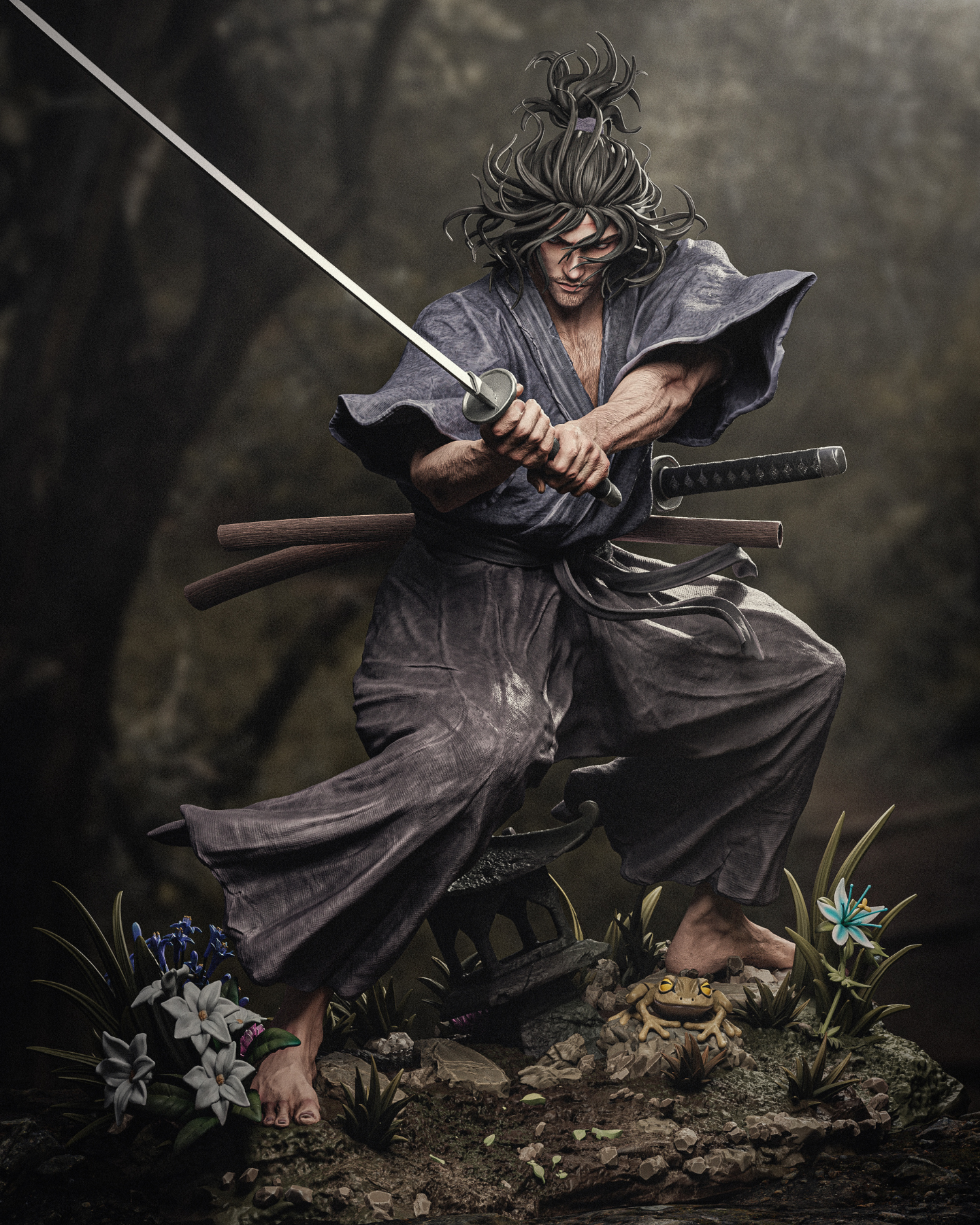 the undefeated | 3d resin figure the undefeated | 3d resin figure