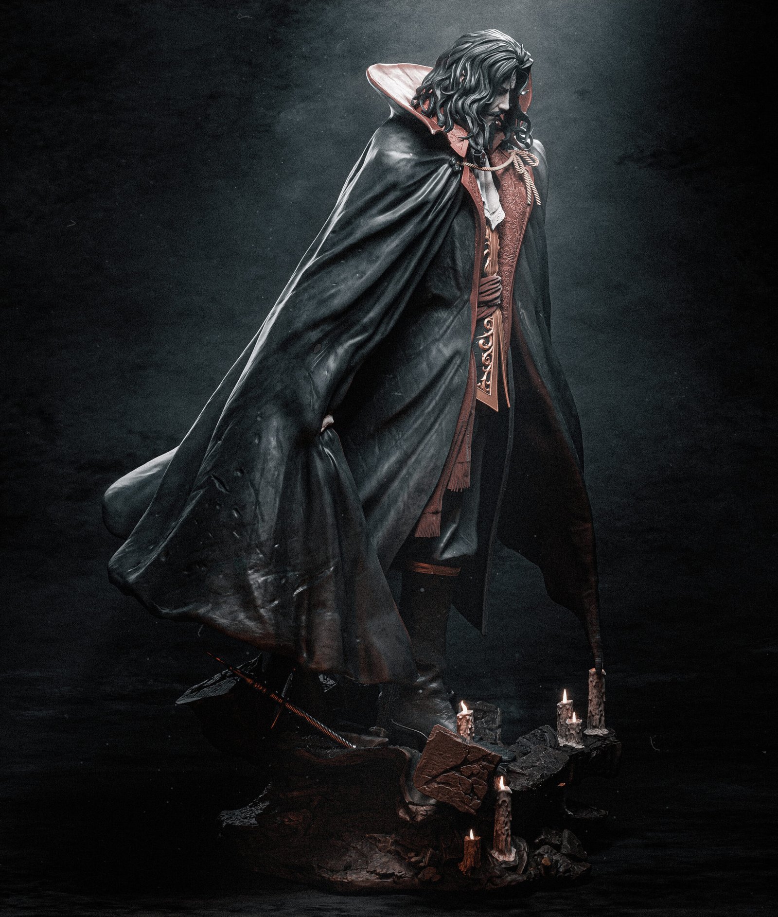 crimson blossom | 3d resin figure crimson blossom | 3d resin figure