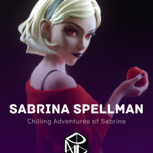 crimson blossom | 3d resin figure