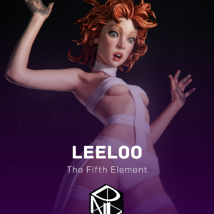 crimson blossom | 3d resin figure