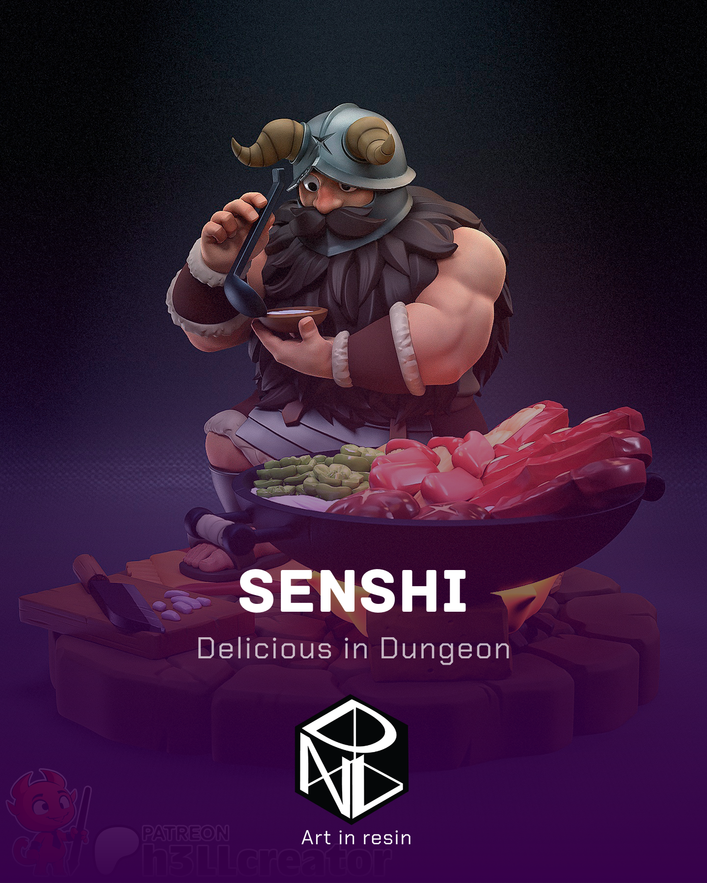 little guardian | 3d resin figure little guardian | 3d resin figure