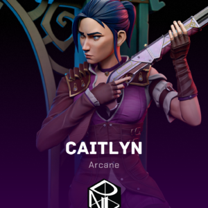 zaun fury | 3d resin figure