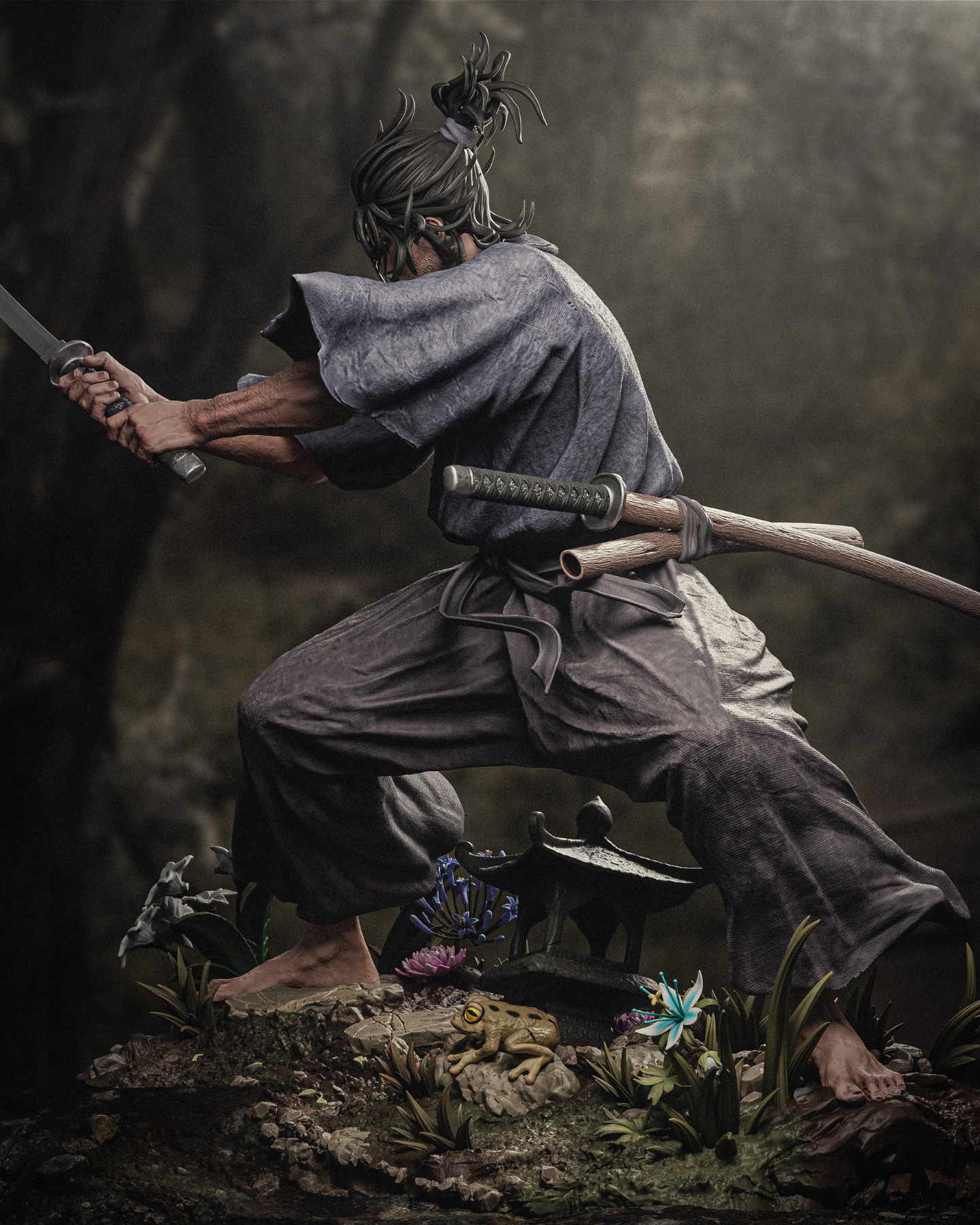 the undefeated | 3d resin figure the undefeated | 3d resin figure