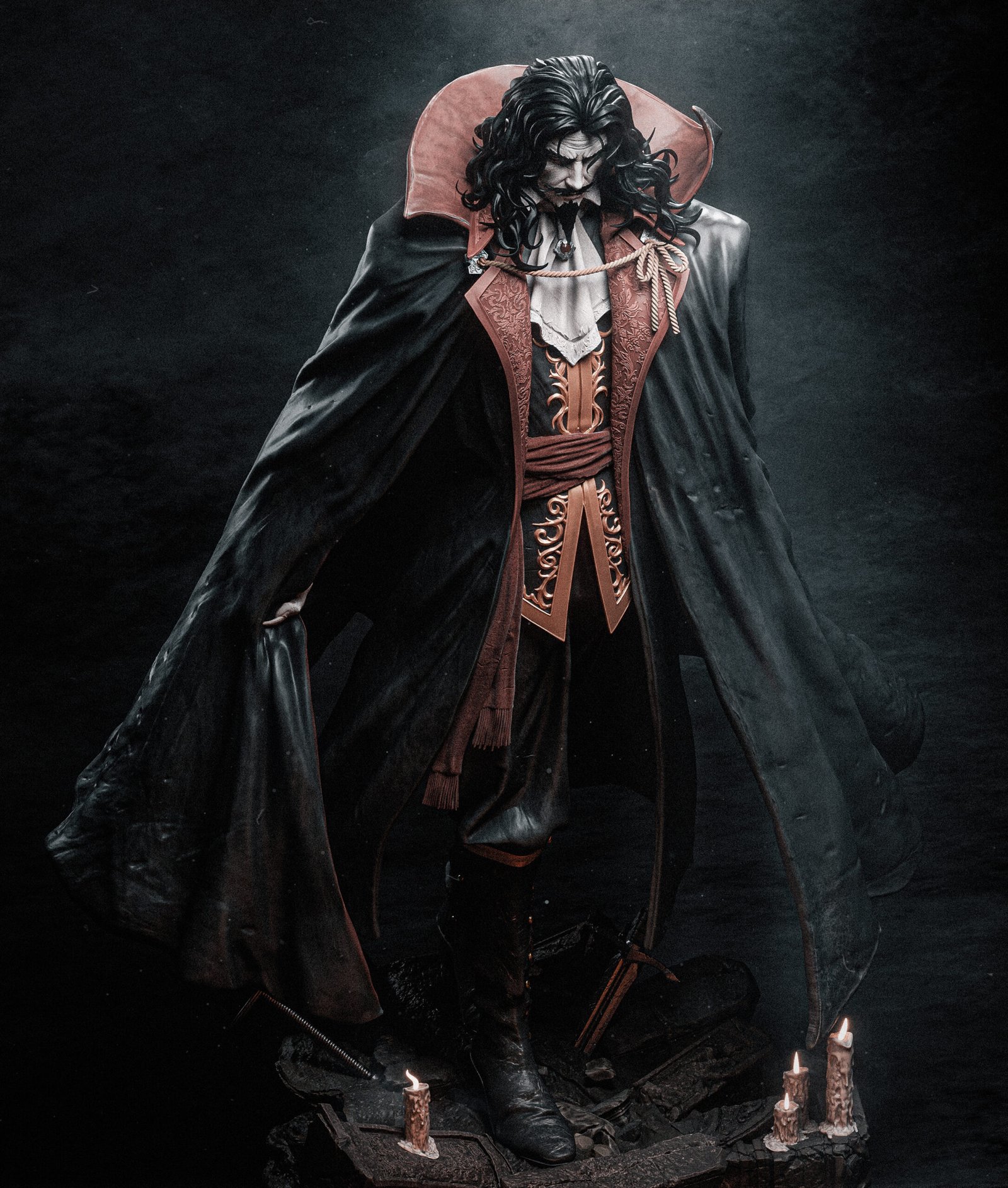 crimson blossom | 3d resin figure crimson blossom | 3d resin figure