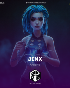 mistress of explosions | 3d resin figure