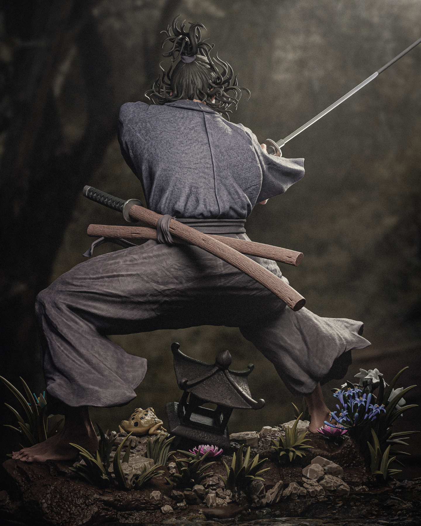 the undefeated | 3d resin figure the undefeated | 3d resin figure