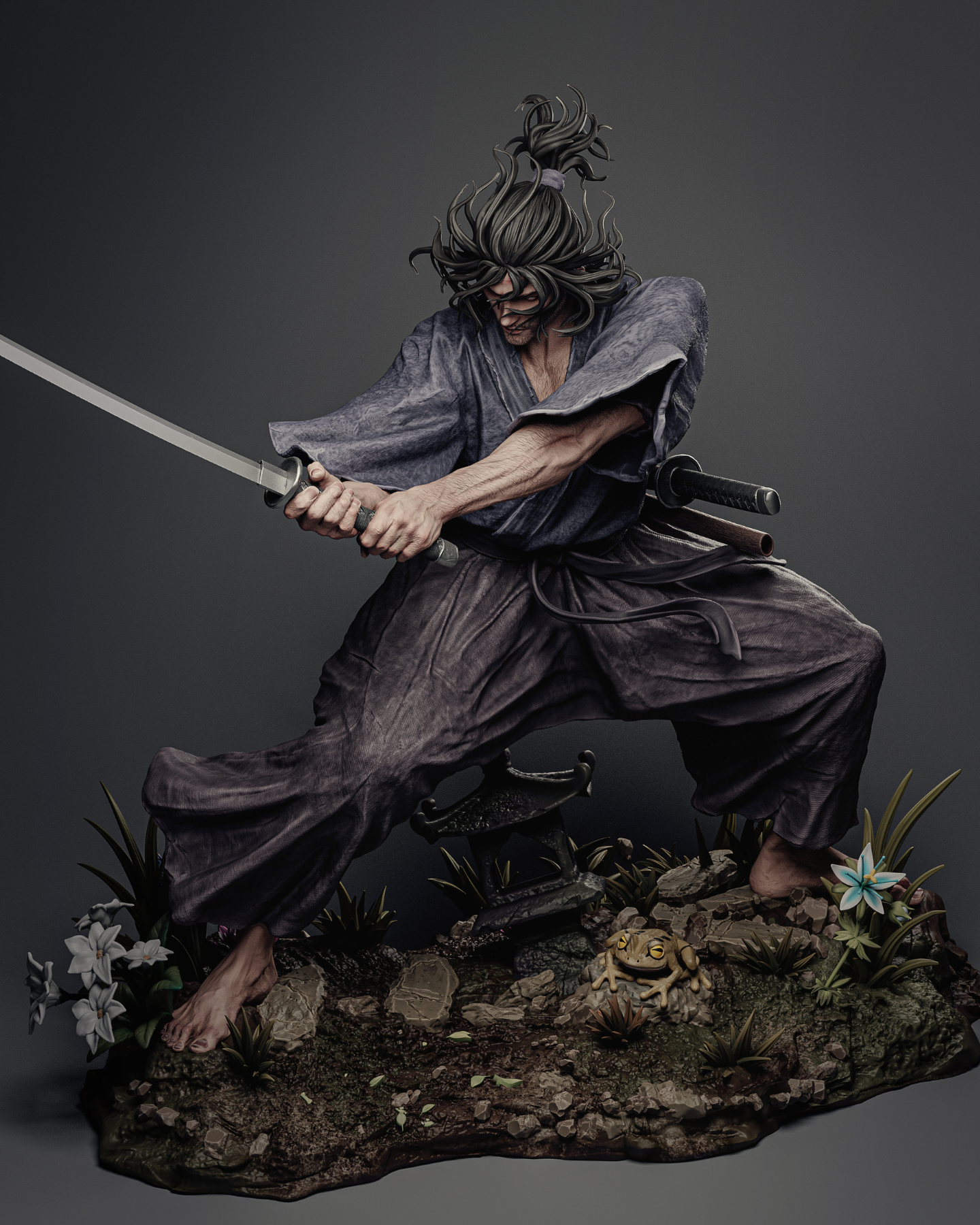 the undefeated | 3d resin figure the undefeated | 3d resin figure