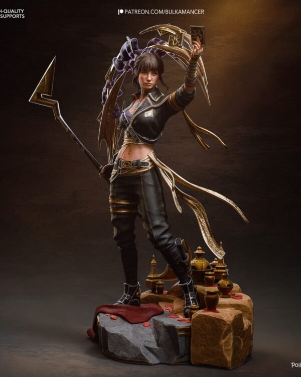 sun and moon | 3d resin figure
