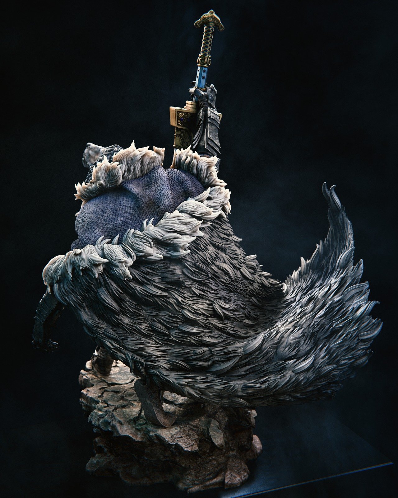 moonfang guardian 3d resin figure moonfang guardian 3d resin figure