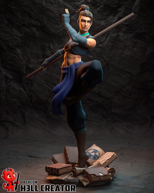 ironfist monk | 3d resin figure