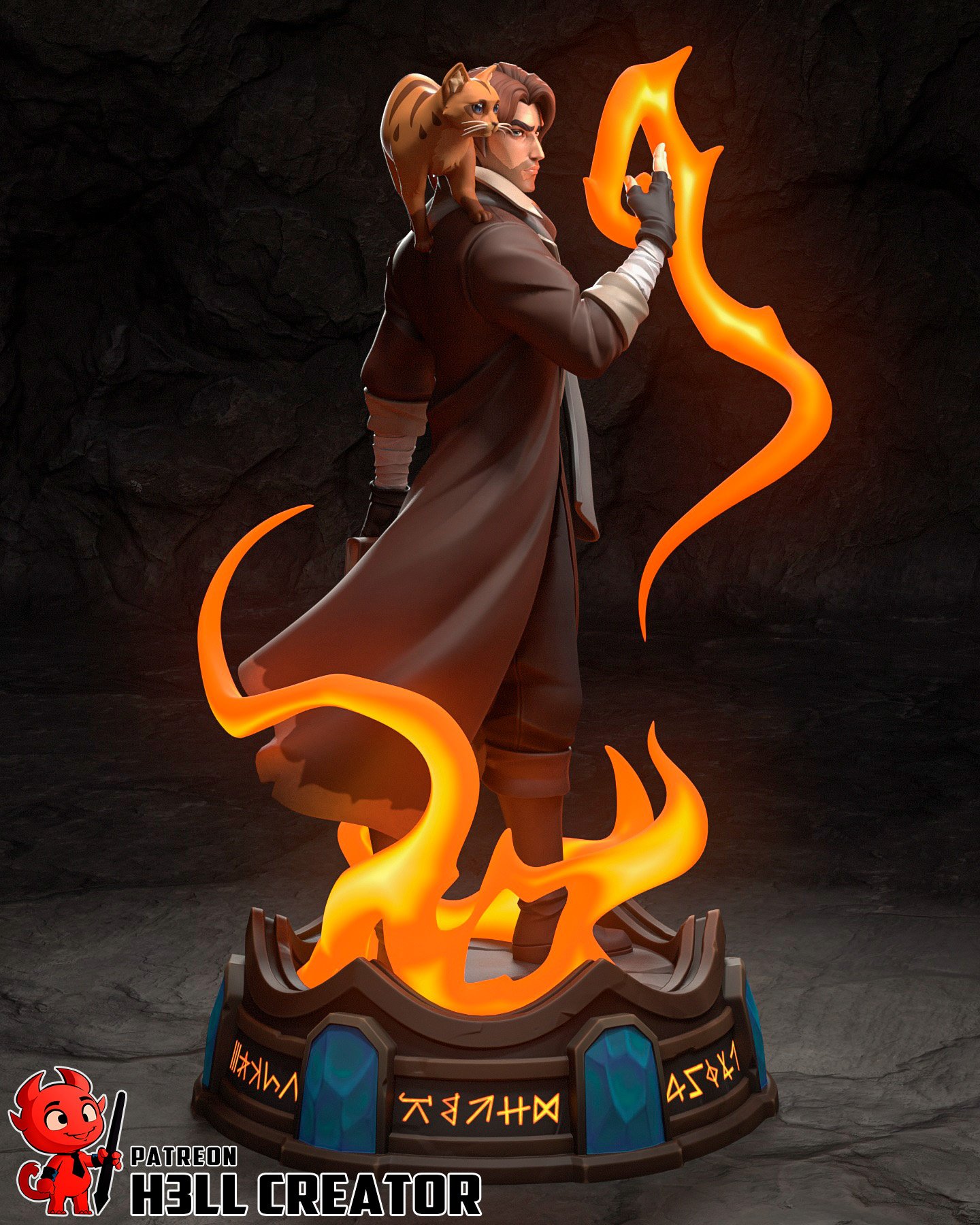 ironfist monk | 3d resin figure ironfist monk | 3d resin figure
