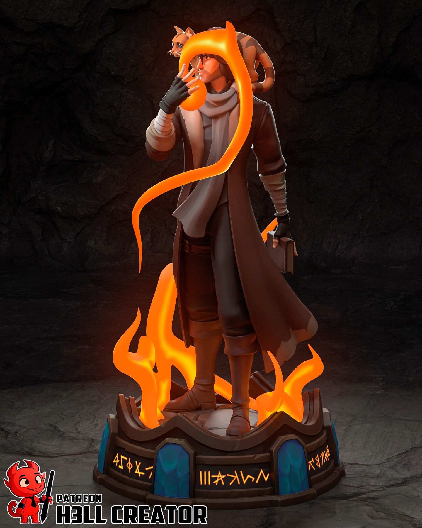 ironfist monk | 3d resin figure ironfist monk | 3d resin figure