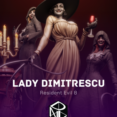 the wild witch | 3d resin figure