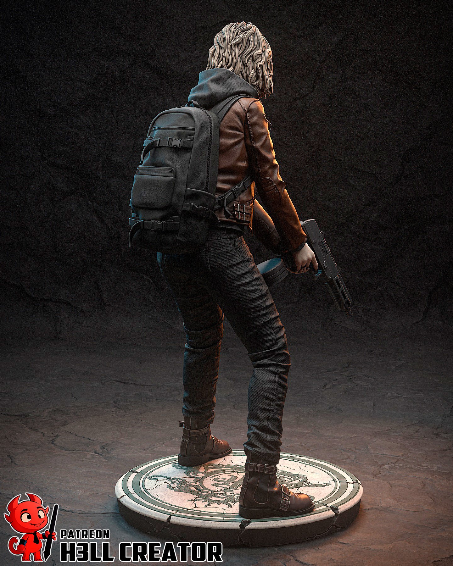 echo of raccoon | 3d resin figure (copia) echo of raccoon | 3d resin figure (copia)