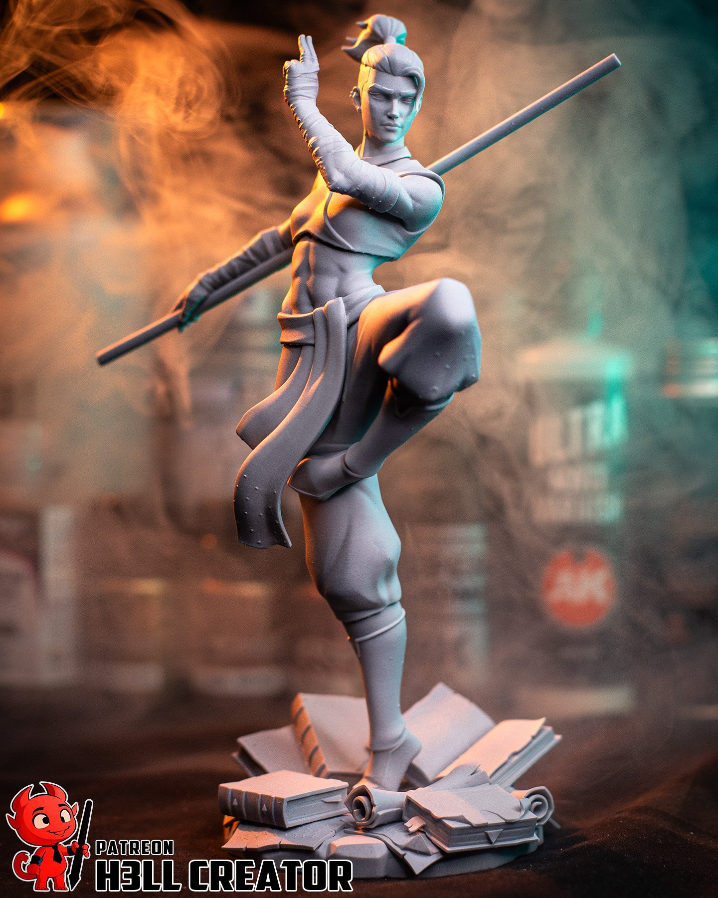 ironfist monk | 3d resin figure ironfist monk | 3d resin figure