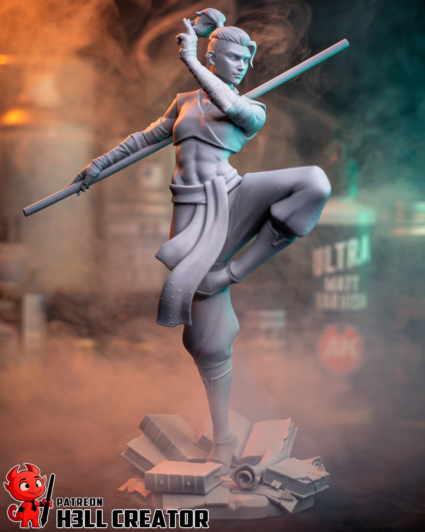 ironfist monk | 3d resin figure ironfist monk | 3d resin figure