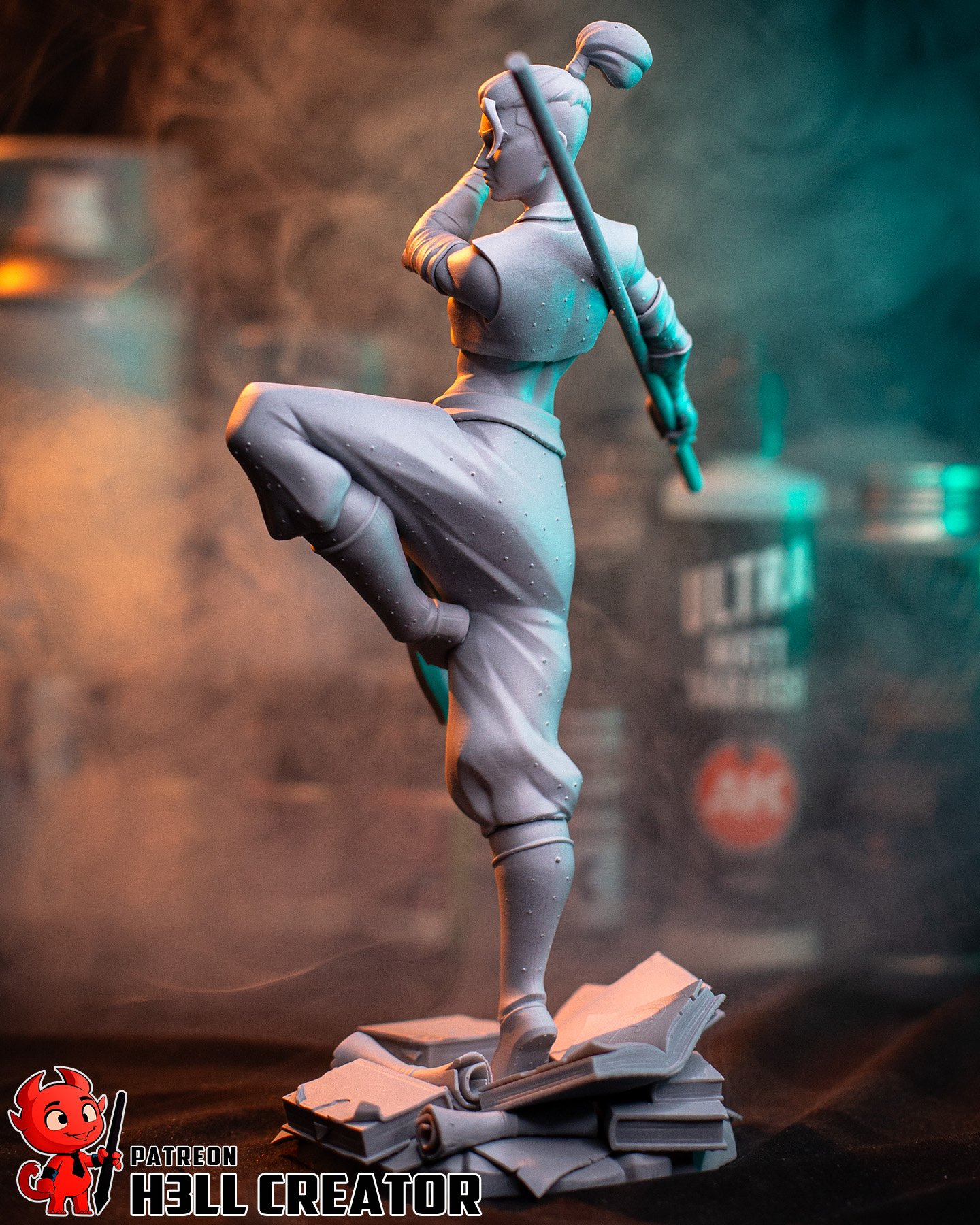 ironfist monk | 3d resin figure ironfist monk | 3d resin figure