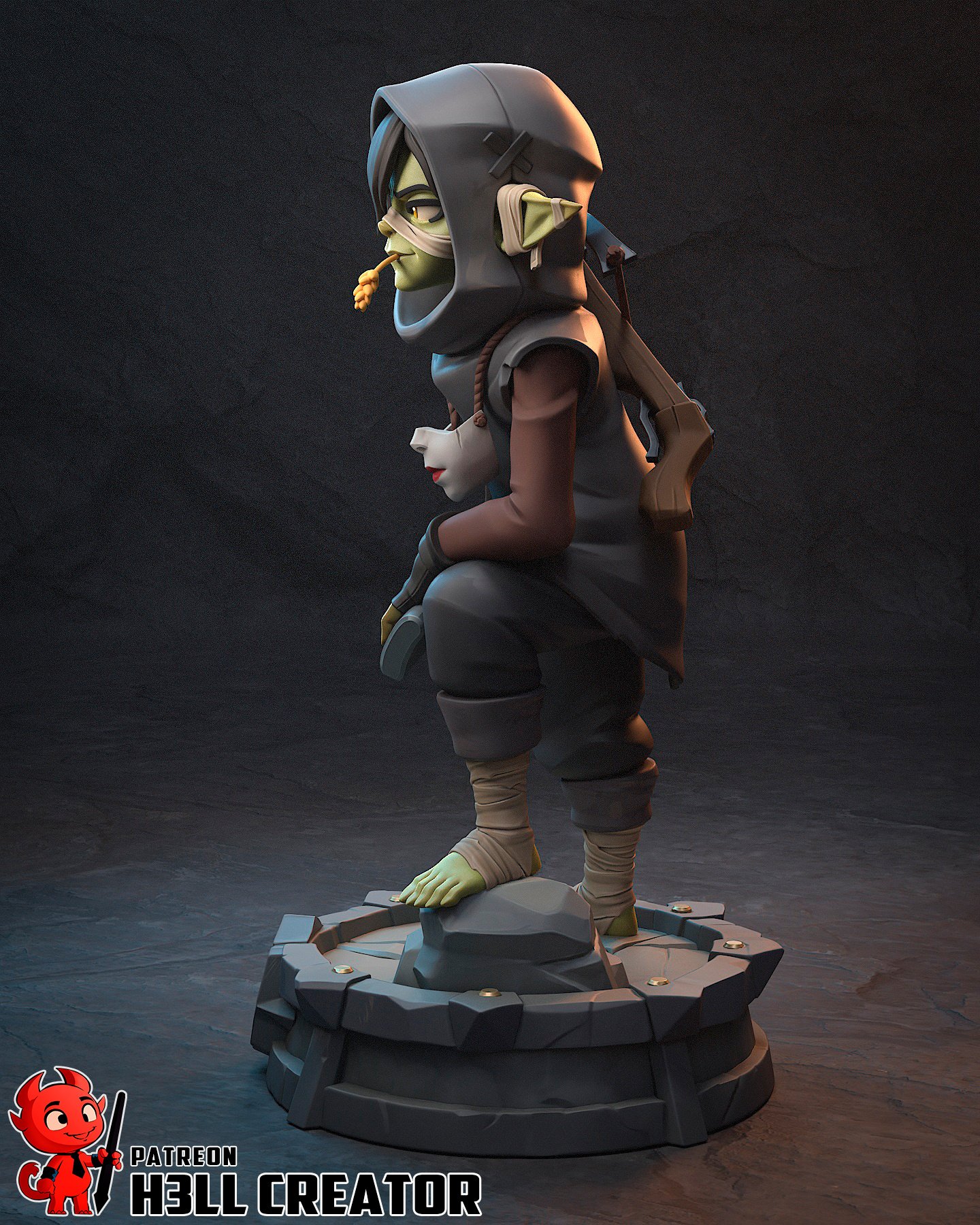 the pocket brave | 3d resin figure the pocket brave | 3d resin figure