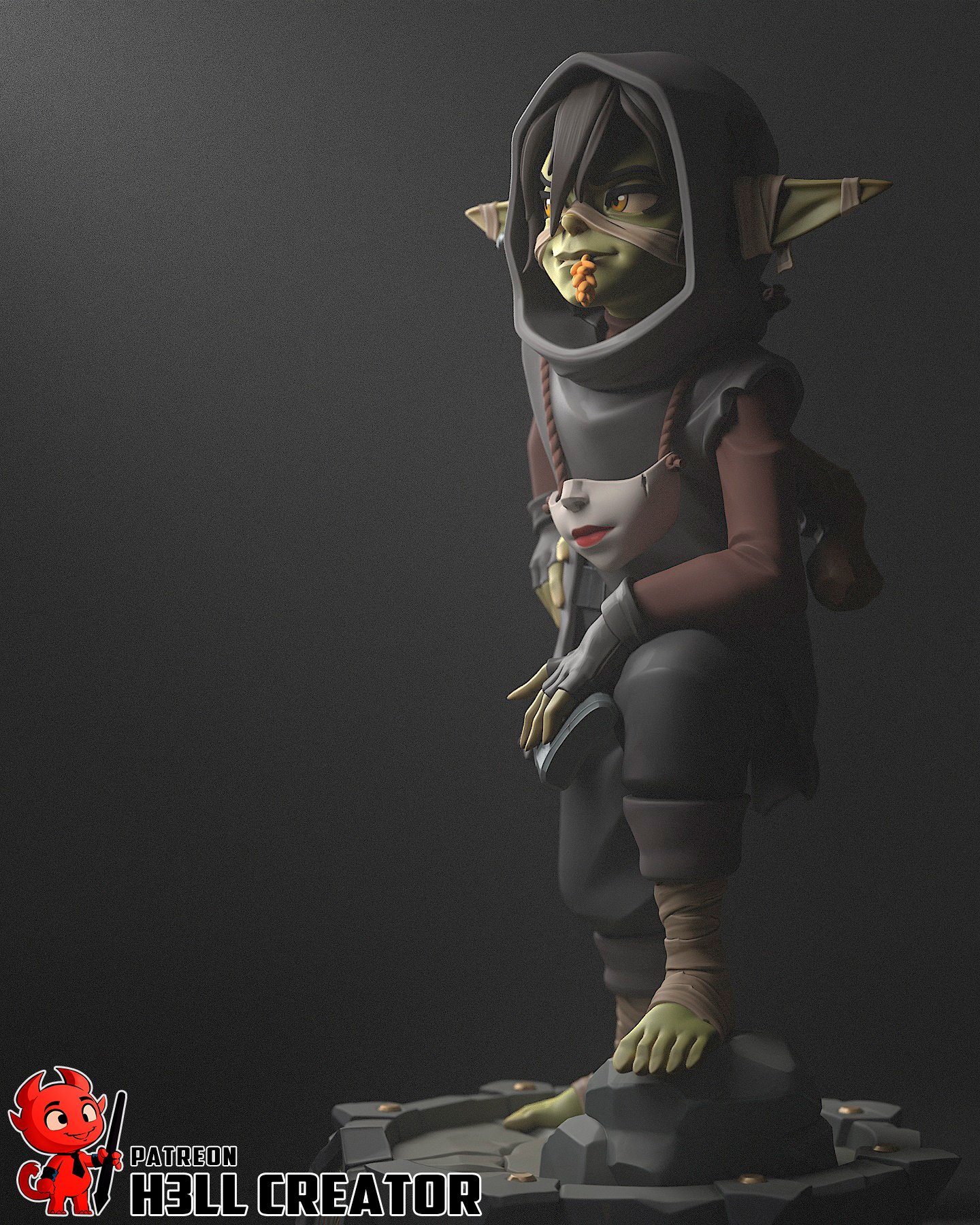 the pocket brave | 3d resin figure the pocket brave | 3d resin figure