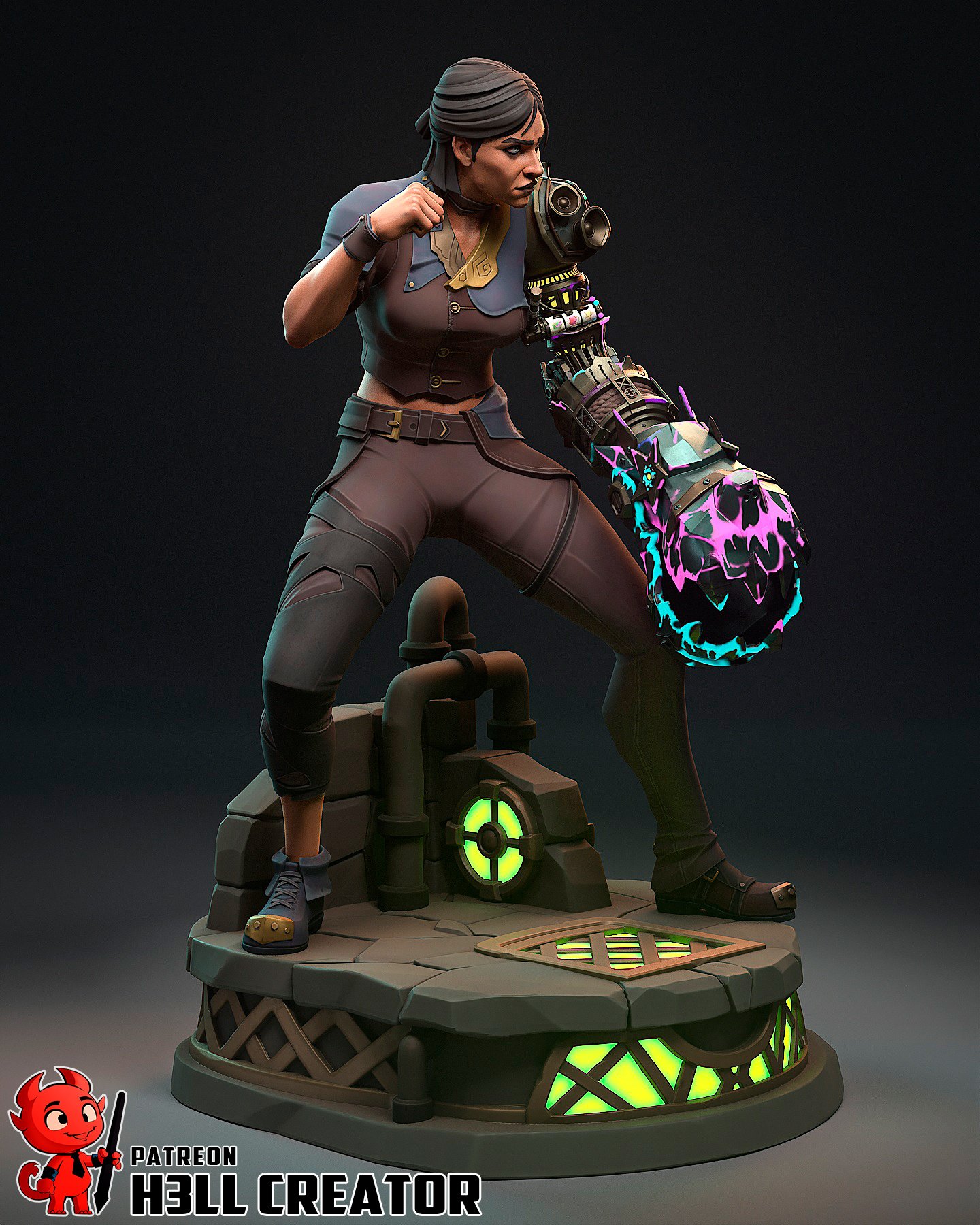 blue sniper | 3d resin figure blue sniper | 3d resin figure