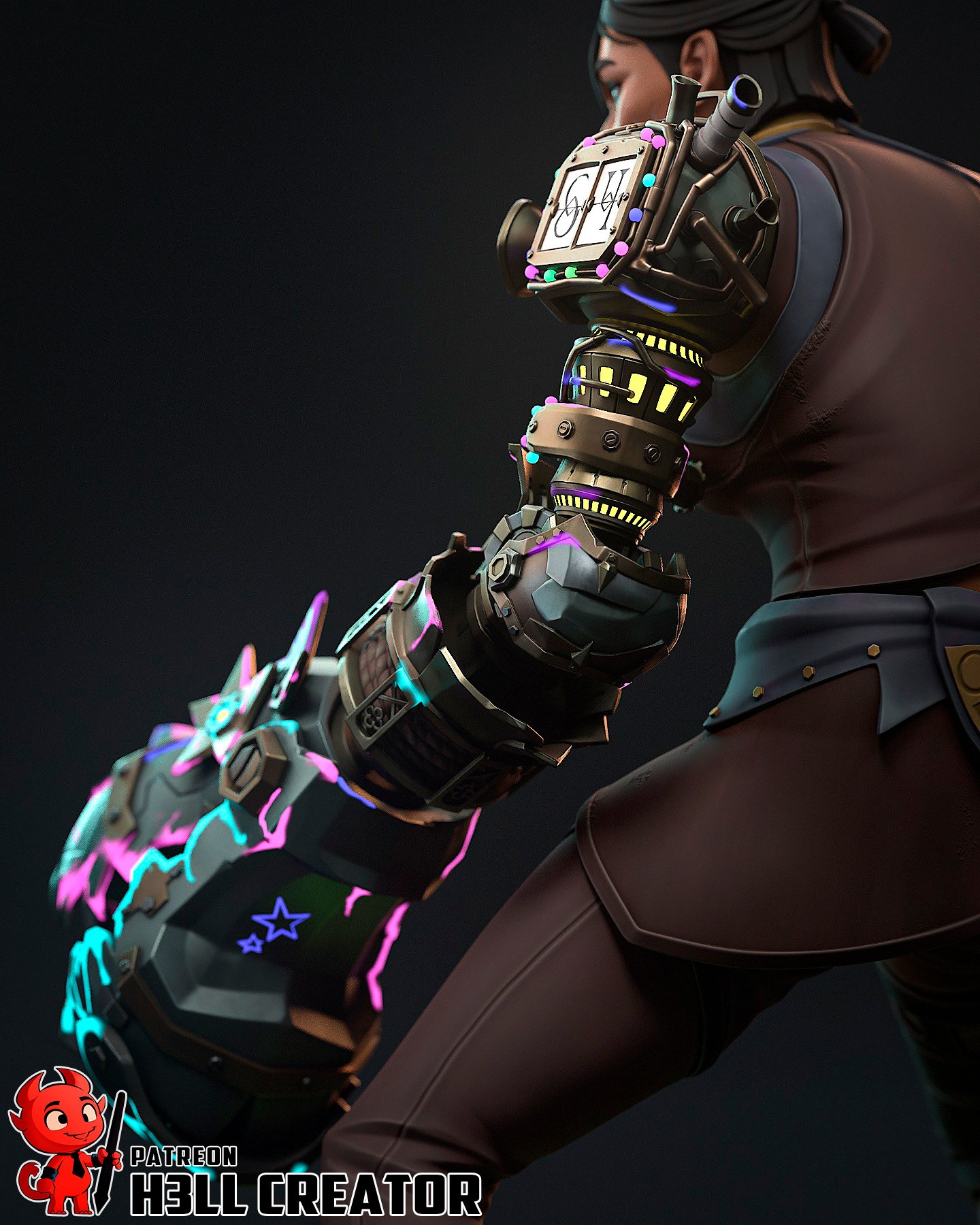 blue sniper | 3d resin figure blue sniper | 3d resin figure