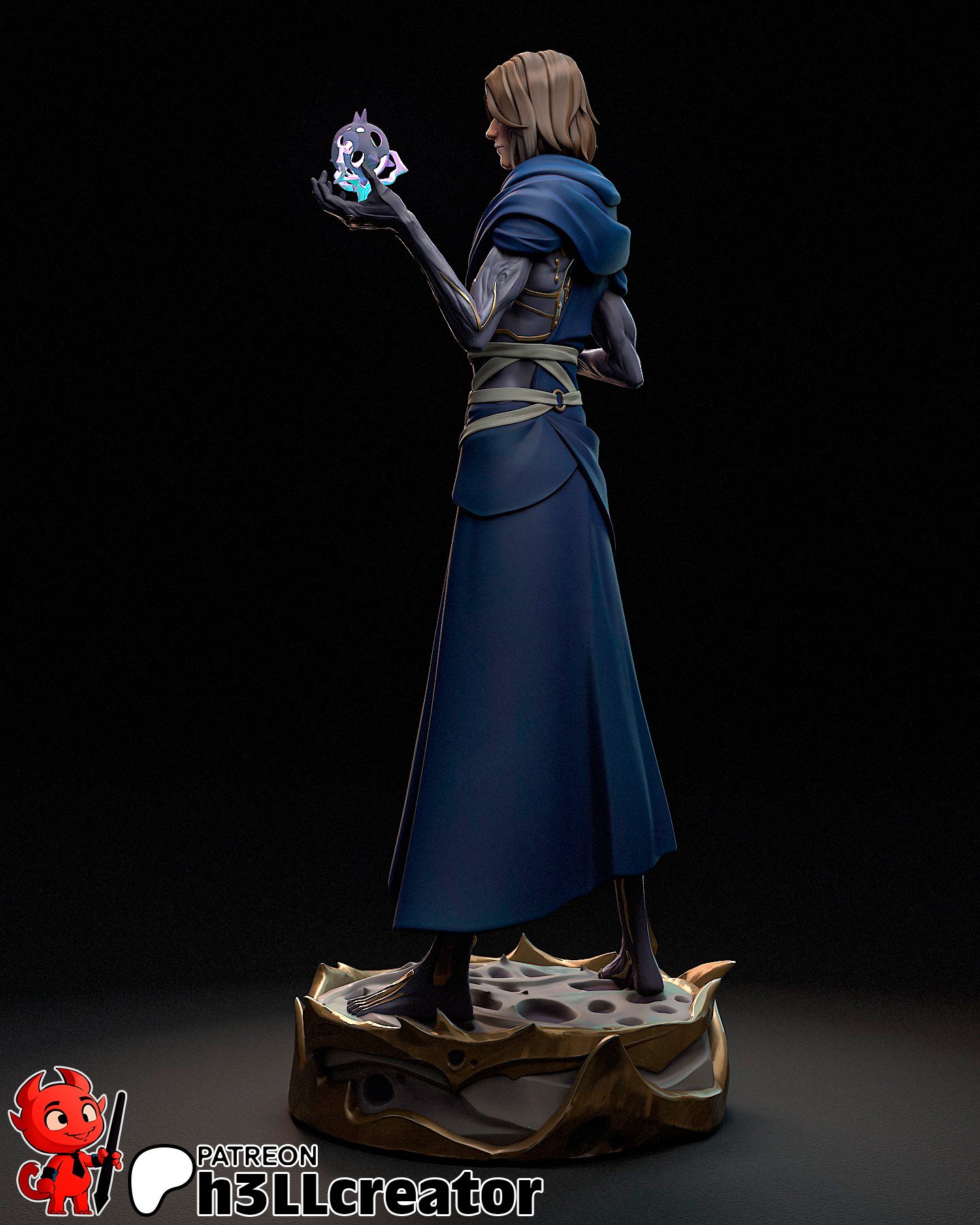 blue sniper | 3d resin figure blue sniper | 3d resin figure