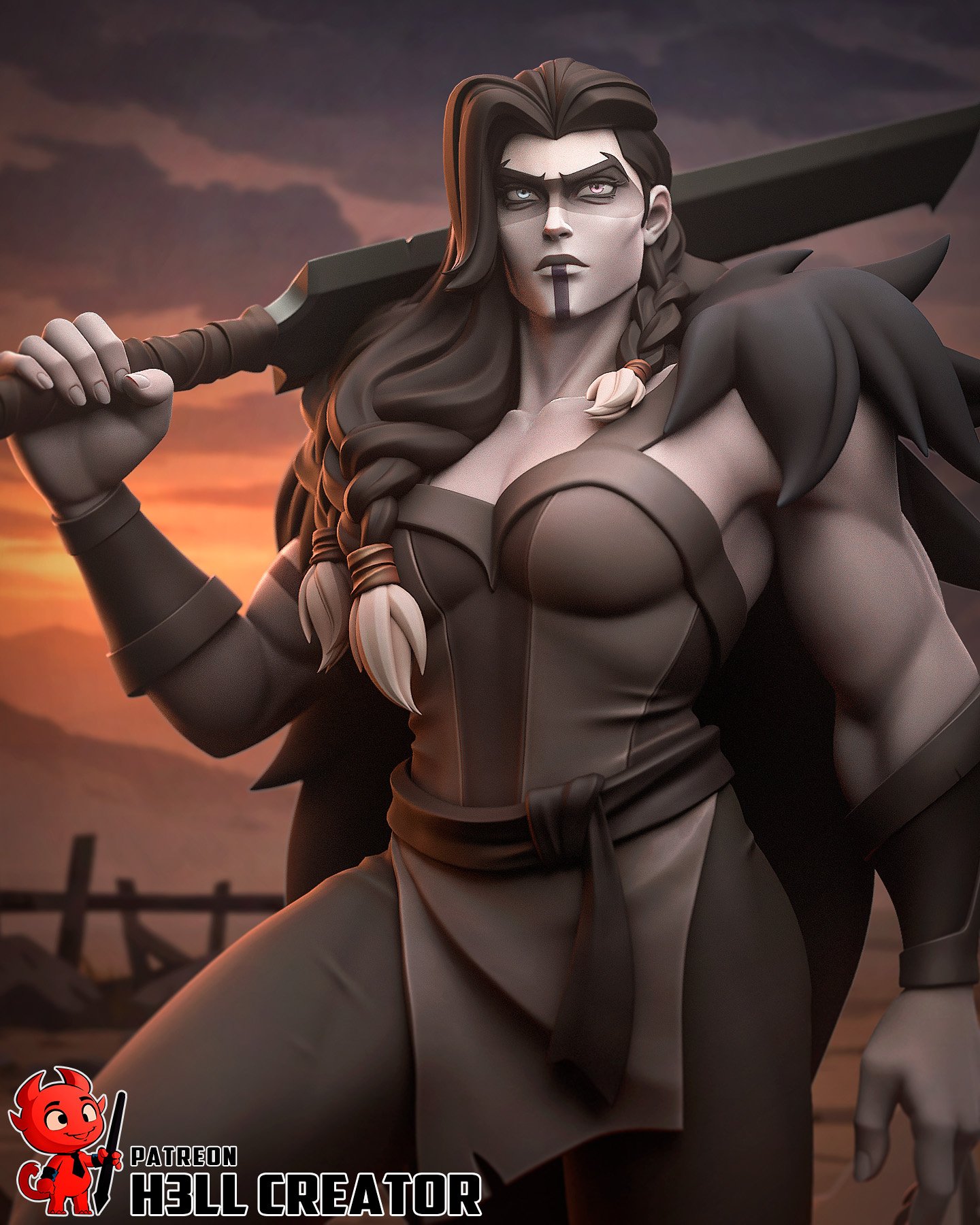 ironfist monk | 3d resin figure ironfist monk | 3d resin figure