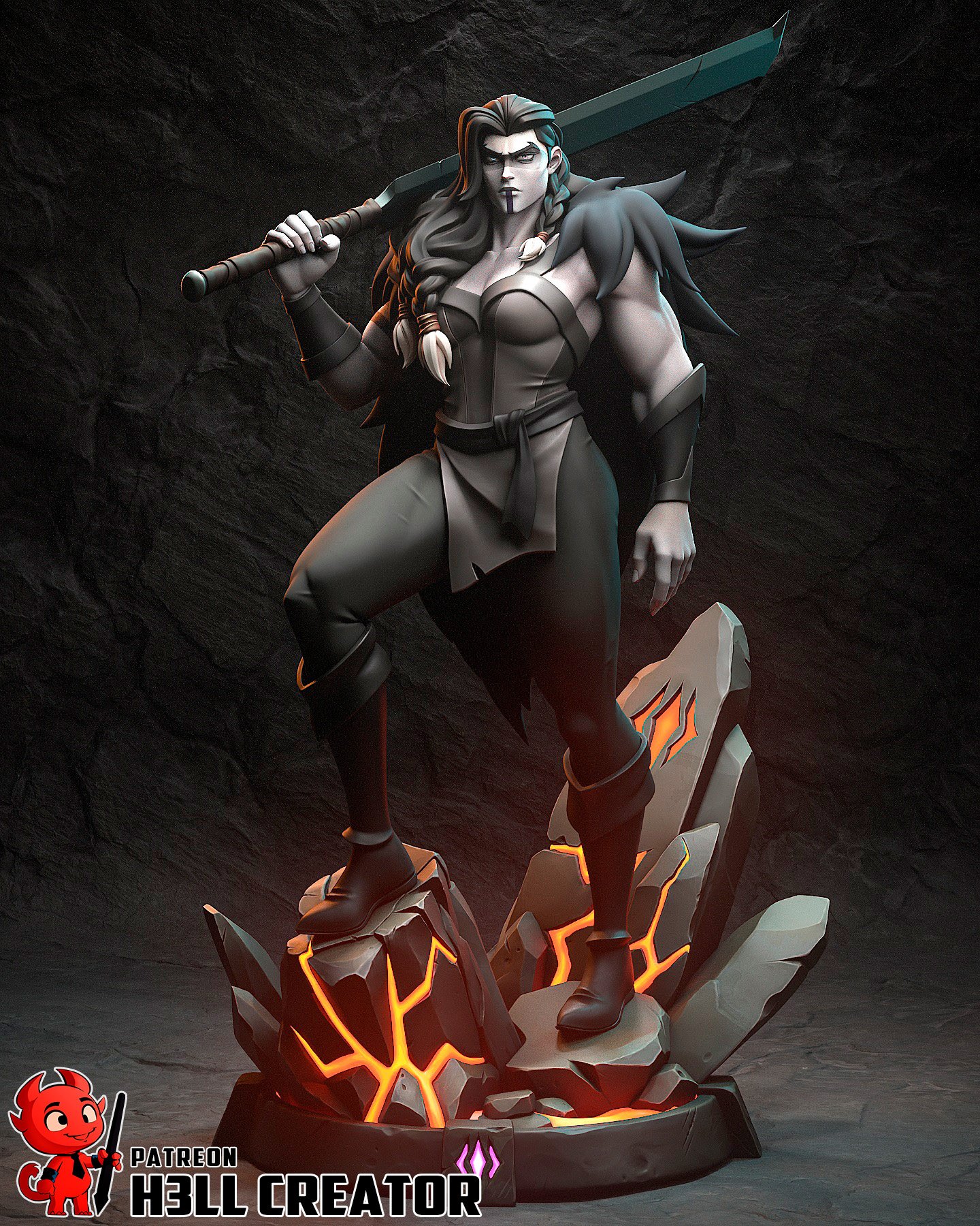 ironfist monk | 3d resin figure ironfist monk | 3d resin figure