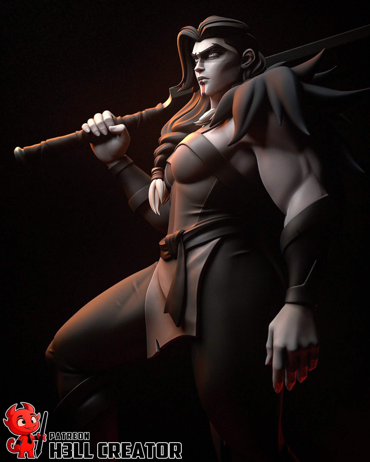 ironfist monk | 3d resin figure ironfist monk | 3d resin figure