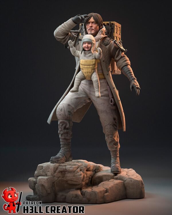 babysitter old man | 3d resin figure