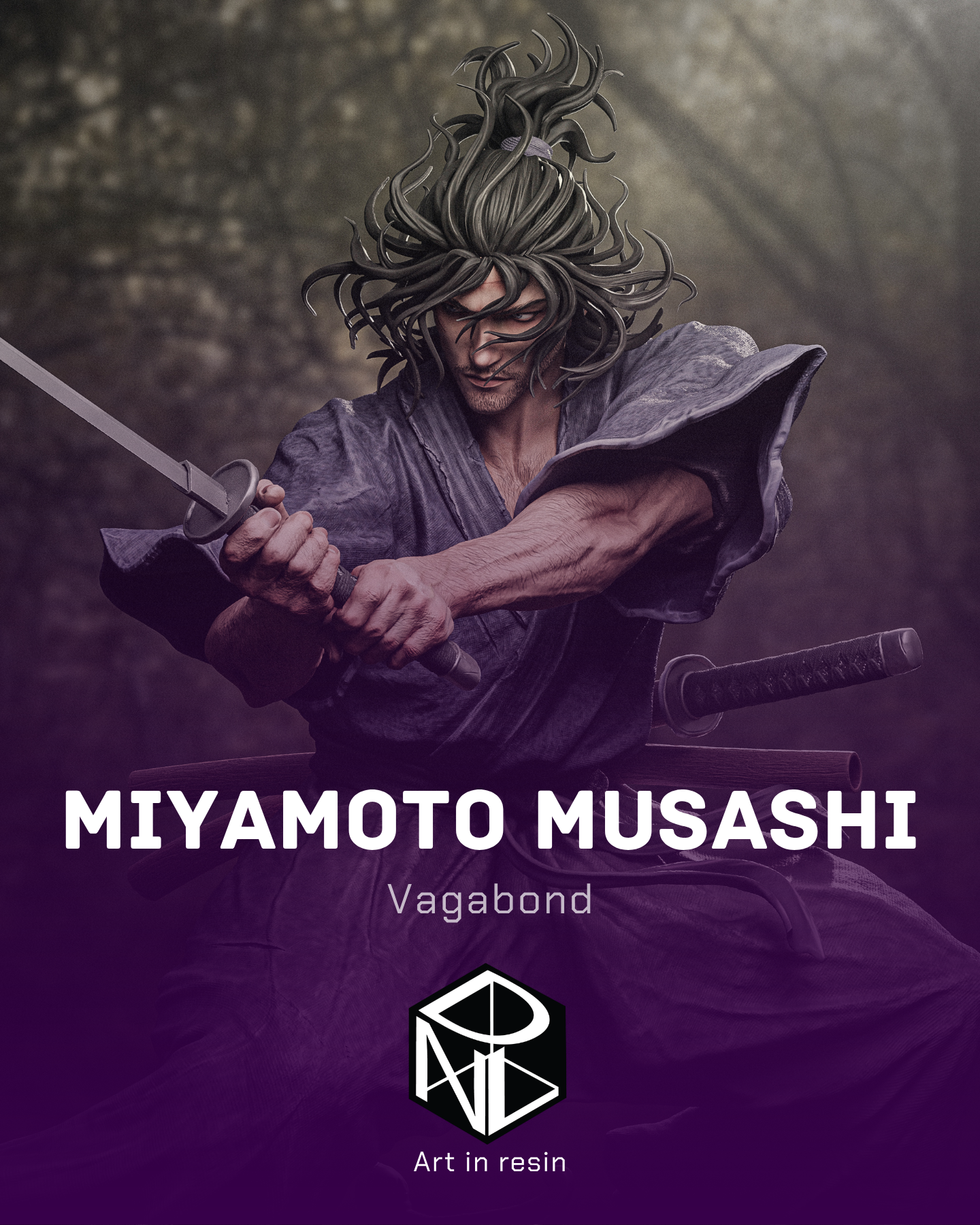 the undefeated | 3d resin figure the undefeated | 3d resin figure