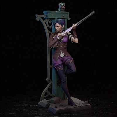 blue sniper | 3d resin figure blue sniper | 3d resin figure