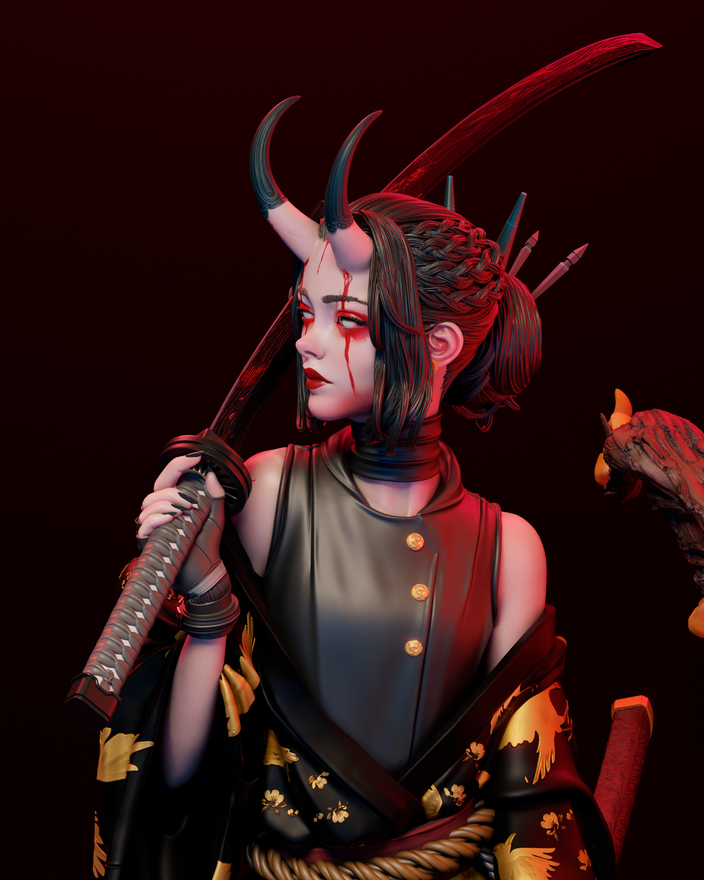 oni no hana | 3d resin figure oni no hana | 3d resin figure