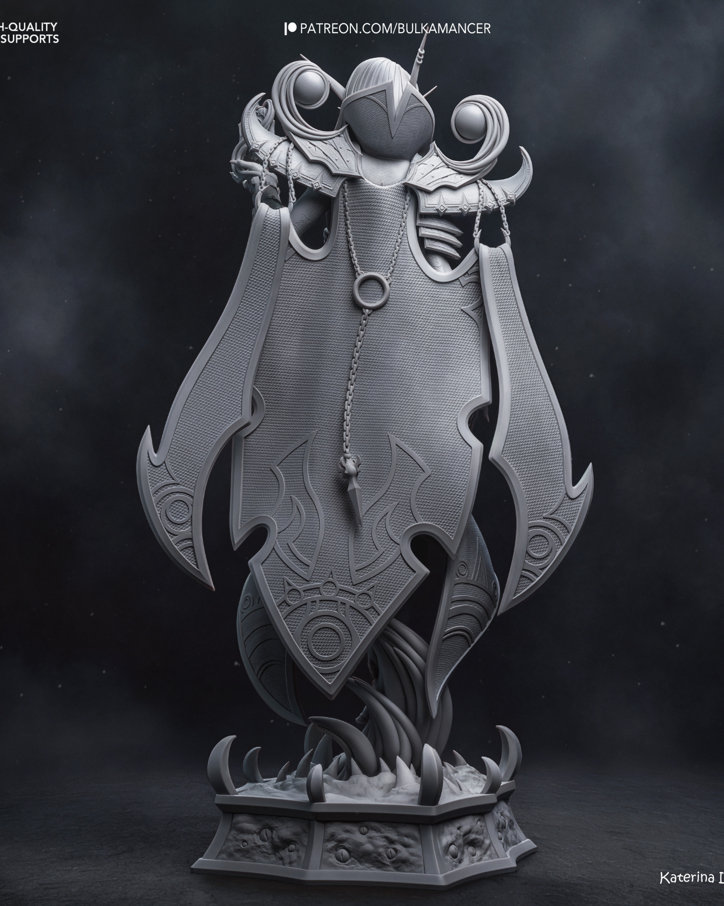 the dark whisperer | 3d resin figure the dark whisperer | 3d resin figure