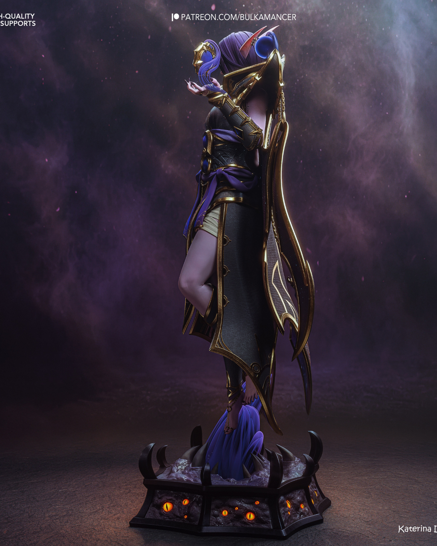 the dark whisperer | 3d resin figure the dark whisperer | 3d resin figure