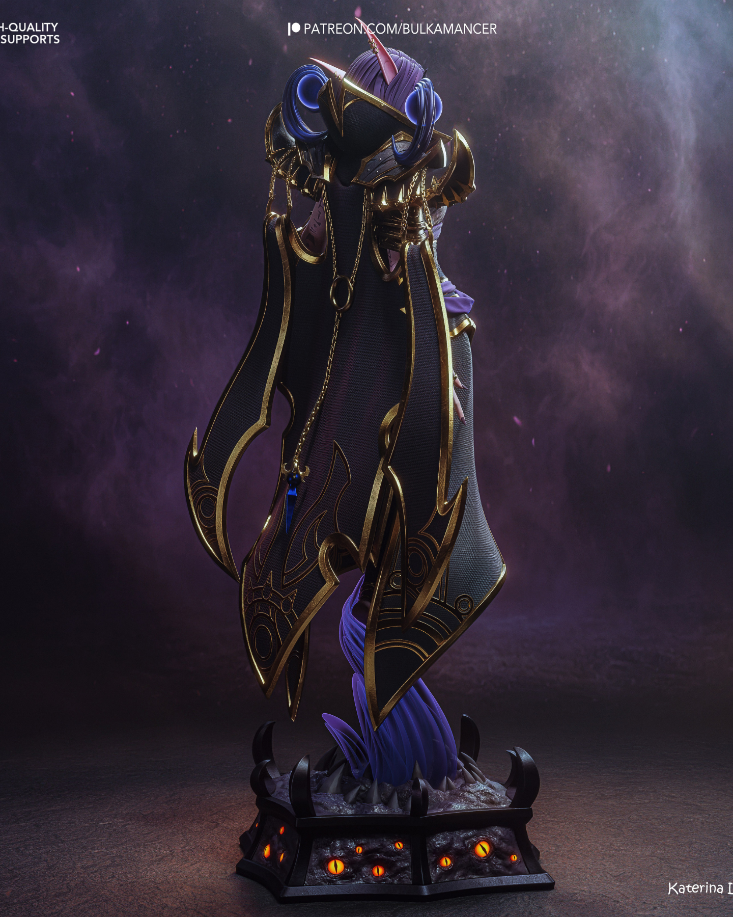 the dark whisperer | 3d resin figure the dark whisperer | 3d resin figure