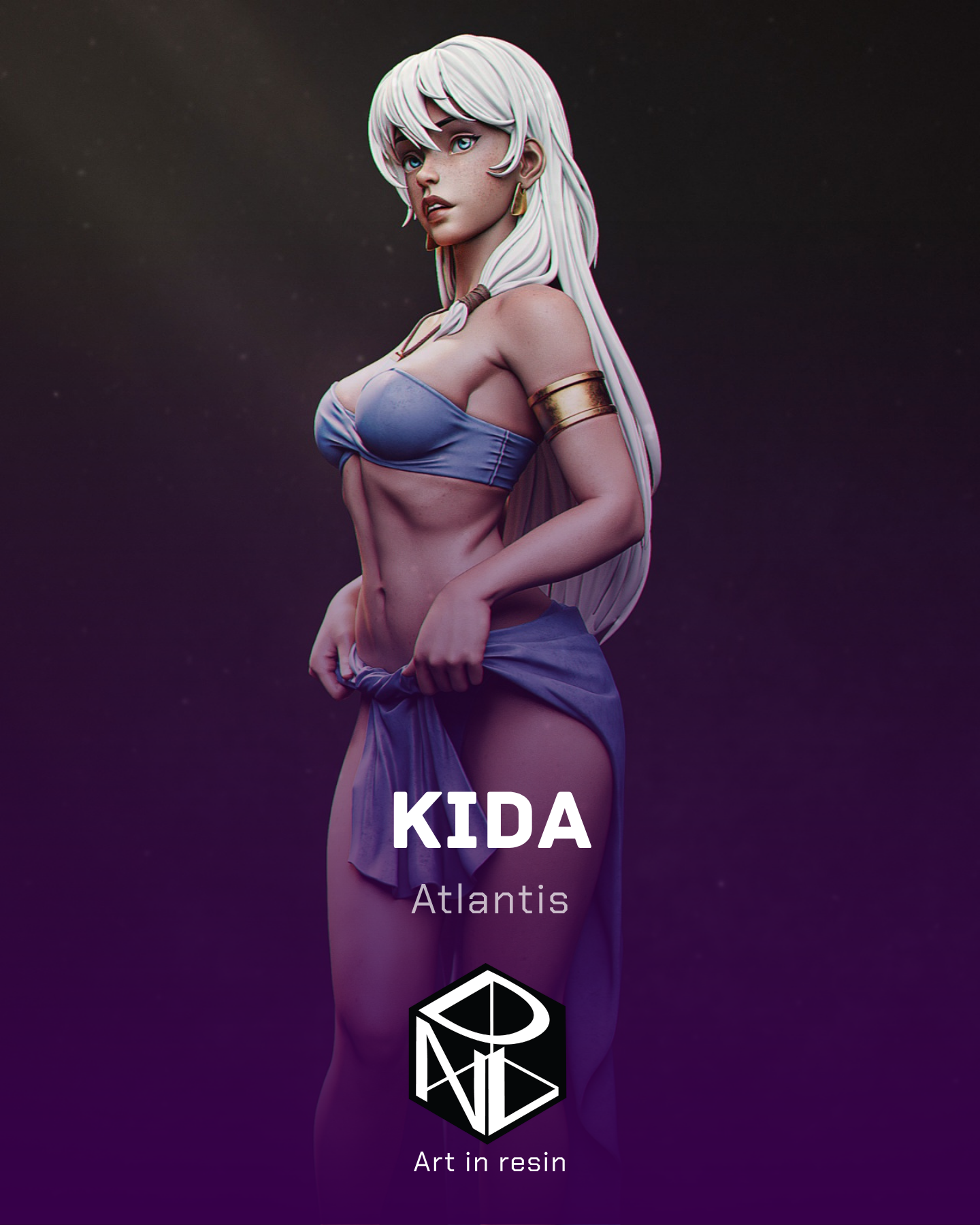 daughter of the sands | 3d resin figure daughter of the sands | 3d resin figure