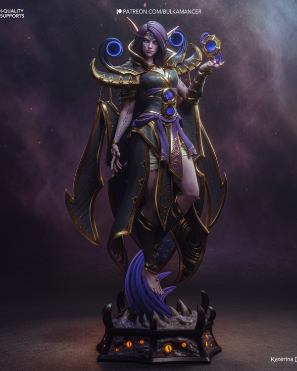 the dark whisperer | 3d resin figure