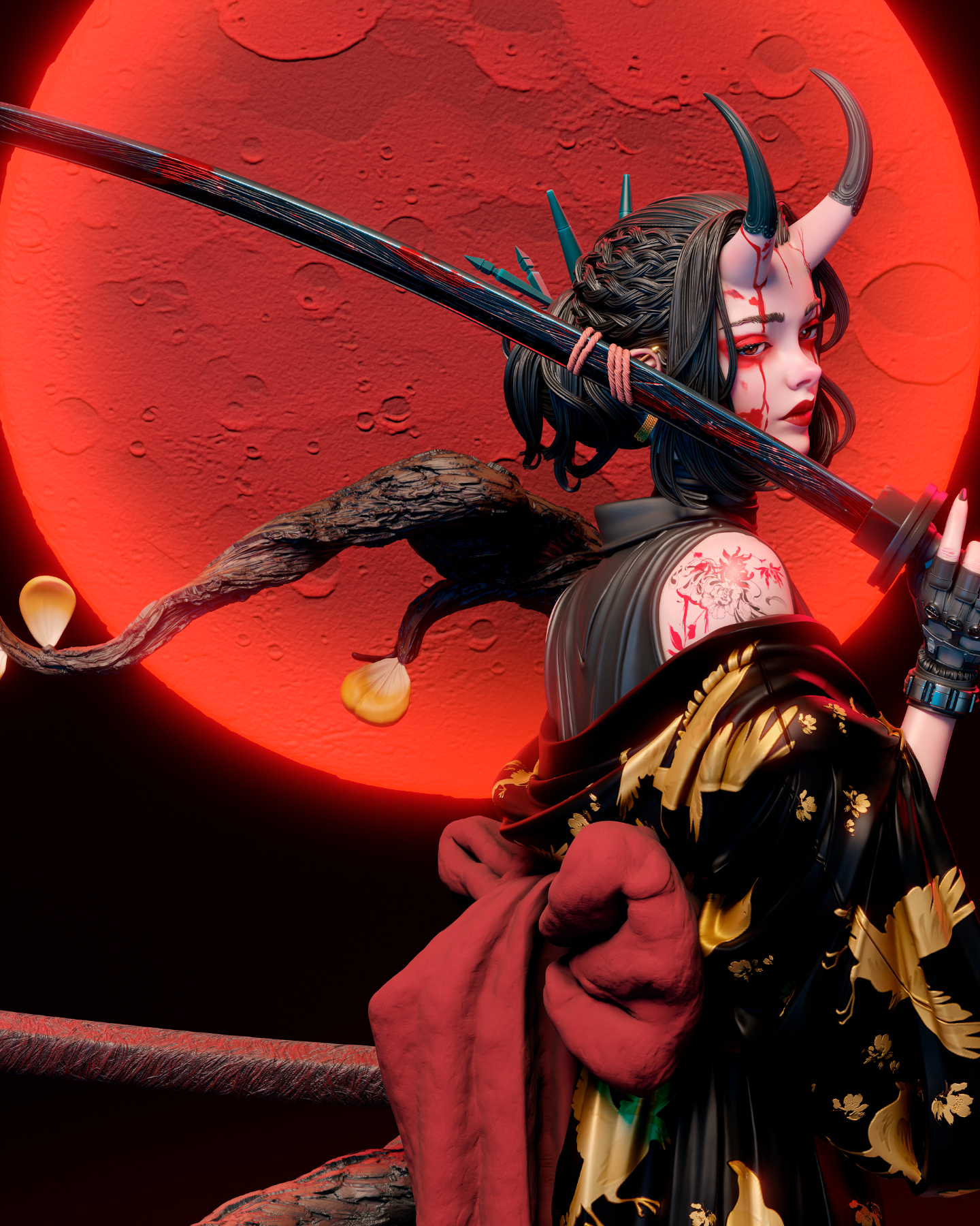 oni no hana | 3d resin figure oni no hana | 3d resin figure