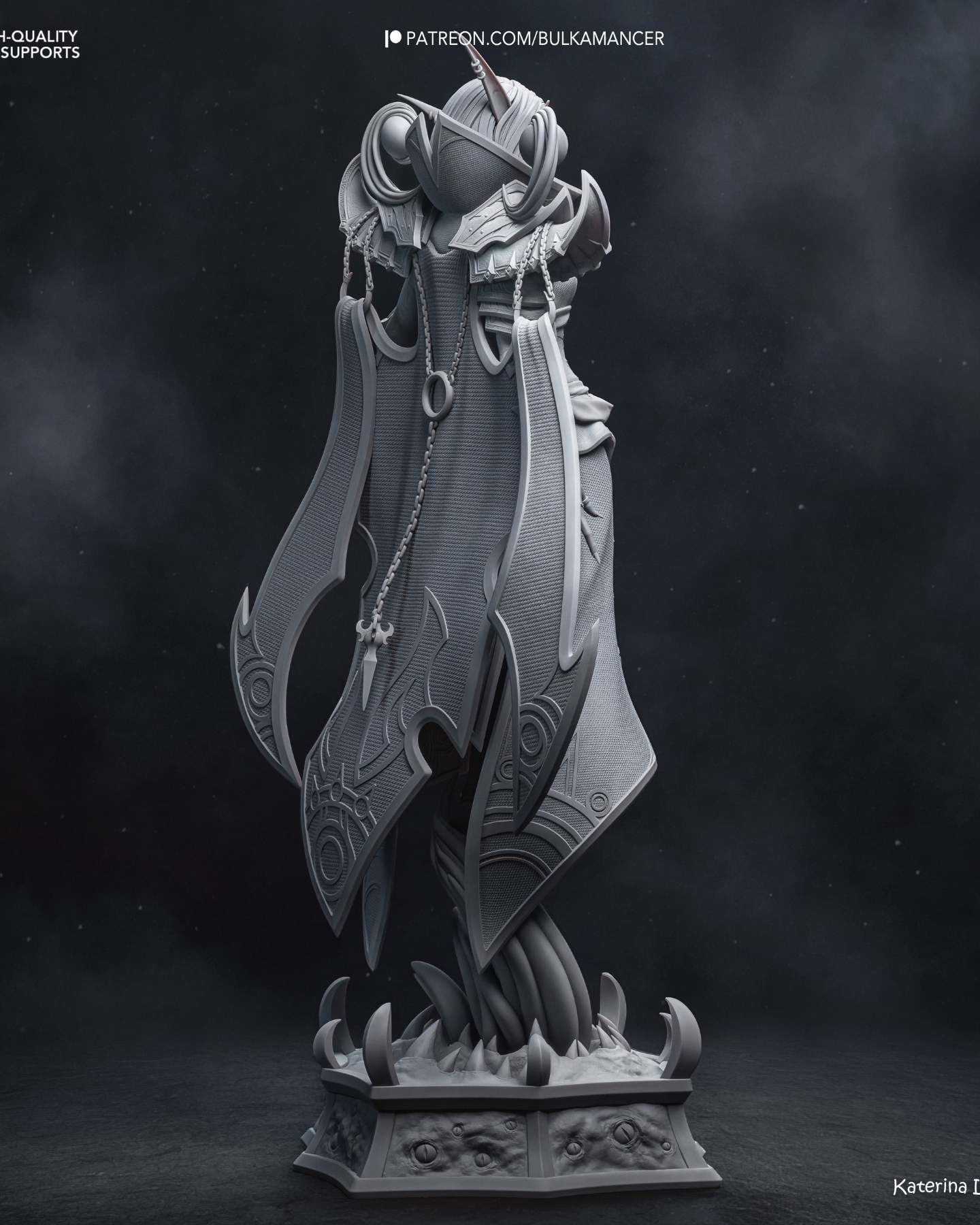 the dark whisperer | 3d resin figure the dark whisperer | 3d resin figure