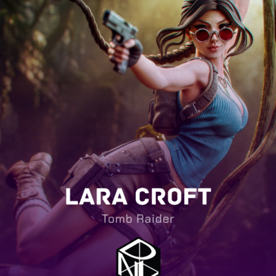 guns & heels | 3d resin figure